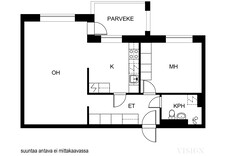 Vanha Hämeenkyläntie 5, Helsinki (Konala), Kuva 2, esikatselu, Pohjapiirros