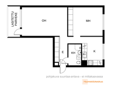 Saanatunturintie 3, Helsinki (Mellunmäki), Kuva 3, esikatselu, Pohjapiirros