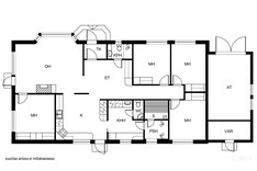 Kointähdentie 11b, Helsinki (Suutarila), Kuva 2, esikatselu, Pohjapiirros