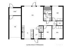 Tilhitie 24, Helsinki (Tapaninkylä), Kuva 2, esikatselu, Pohjapiirros