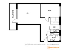 Vähäntuvantie 11, Helsinki (Konala), Kuva 2, esikatselu, Pohjapiirros