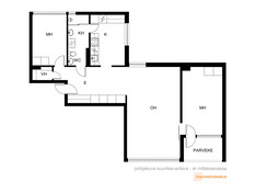 Lehdesniityntie 3, Helsinki (Lehtisaari), Kuva 2, esikatselu, Pohjapiirros