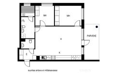 Ruutikellarinkatu 5, Kuopio (Pihlajalaakso ), Kuva 17, esikatselu, Pohjapiirros