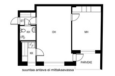 Maaherrankatu 37, Kuopio (Keskusta), Kuva 2, esikatselu, Pohjapiirros