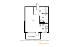 Myyrmäentie 4, Vantaa (Myyrmäki), Kuva 3, esikatselu, Pohjapiirros