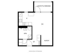 Ristkarinkatu 4, Lahti (Tonttila), Kuva 2, esikatselu, Pohjapiirros