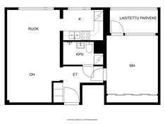 Lehtokatu 3, Lahti (Kerinkallio), Kuva 2, esikatselu, Pohjapiirros