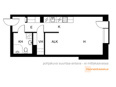 Yliopistonkatu 50-52, Tampere (Keskusta), Kuva 2, esikatselu, Pohjapiirros