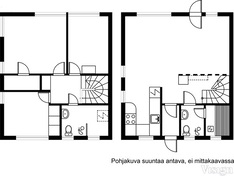 Pesäpuunkuja 3, Vantaa (Vallinoja, Korso), Kuva 2, esikatselu, Pohjapiirros