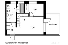 Vallilankatu 1, Joensuu (Penttilä), Kuva 3, esikatselu, Pohjapiirros