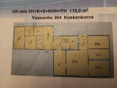 Vaasantie 364, Ilmajoki (Koskenkorva), Kuva 6, esikatselu, Pohjapiirros
