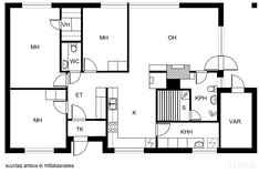 Tuomaalankatu 4, Seinäjoki (Jouppi), Kuva 2, esikatselu, Pohjapiirros