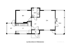 Majasaarentie 382, Saarijärvi (Majasaari), Kuva 57, esikatselu, Pohjapiirros