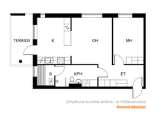 Huhdanpaju 6, Vihti (Nummela), Kuva 12, esikatselu, Pohjapiirros