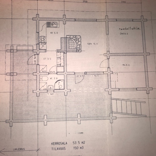 pohjakuva, kelomökki
