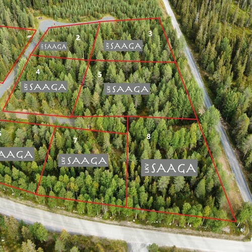 Omakotitalotontti, Moisasensuontie 10, Rukatunturi, Ruka Kesäjärvi, 2 022,00 m², 26 000,00 €