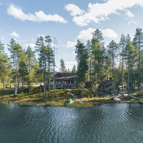 Mökki tai huvila, Teerilammintie 2A, Rukatunturi, Juuma, Rukatunturi, Ruka, 2mh, tupak, wc, s, parvi + rantasauna, 94,00 m², 345 000,00 €