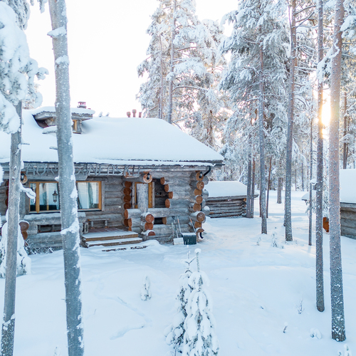 Mökki tai huvila, Teerilammintie 2A, Rukatunturi, Juuma, Rukatunturi, Ruka, 2mh, tupak, wc, s, parvi + rantasauna, 94 m², 319 000 €