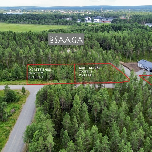 Omakotitalotontti, Pentintie, Kuusamo, Maikun alue, 1 432,50 m², 21 400,00 €