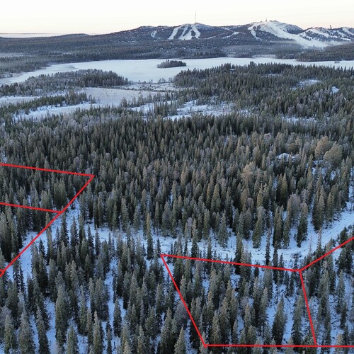Vapaa-ajan tontti, Rokovantie. 5 rakennuspaikkaa, Rukatunturi, Ruka Vuosseli, Rokova, 5 000,00 m², 45 000,00 €