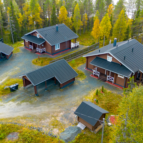 Mökki tai huvila, Naatikkaniementie 7 ja 9, Rukatunturi, Ruka Rukajärvi, Rukan Ahma & Ilves. Kaksi Honkarakenteen huvilaa! 2mh, oh, k, wc, khh, ph, s ja parvi, 90,00 m², 700 000,00 €