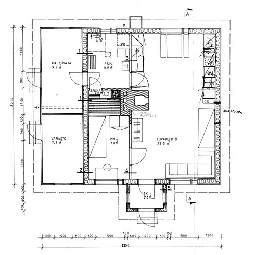 keittiön osalta poikkeaa pohjakuvasta