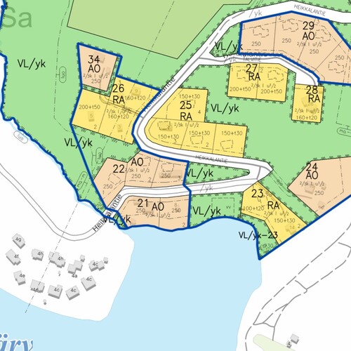 AO, kortteli 22 tontti nr.1. AO, kortteli 22 tontti nr.1.