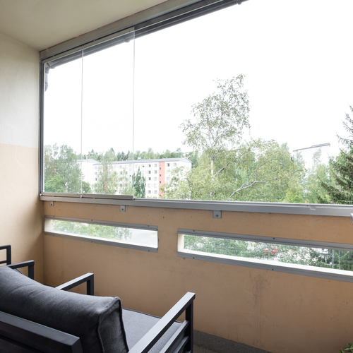 Lasitettu parveke lisää asuinmukacuutta