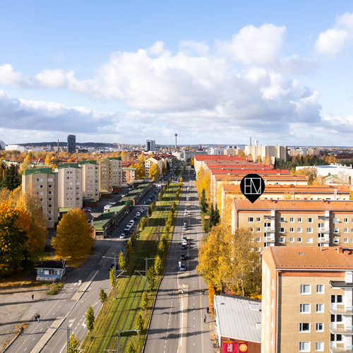 Kerrostalo, Sammonkatu 29, Tampere, Kaleva, 4h, k, kph/wc, lasit.p, 76,50 m², 238 000,00 €