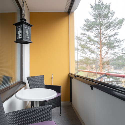 Lasitettu parveke lisää asuinmukavuutta