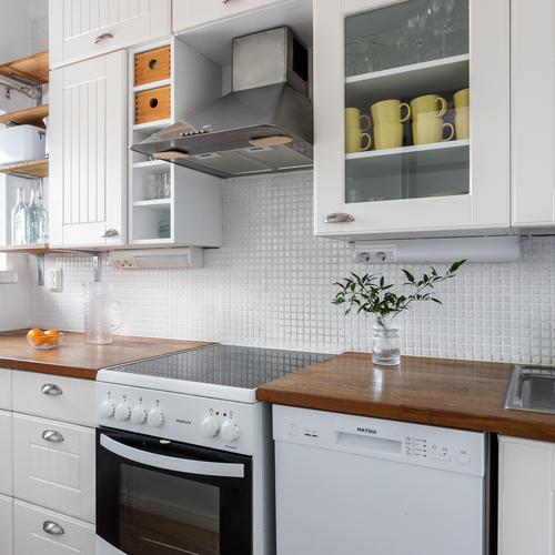 Keittiössä hyvin laskutilaa