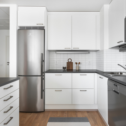 Keittiössä hyvin laskutilaa