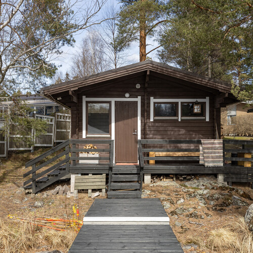 Yhtiön rantasauna on todellista arjen luksusta