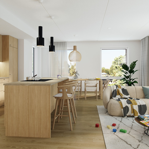 Kerrostalo, Messukylänkatu 27, Tampere, Messukylä, 3h, kt, s, lasitettu parveke, 75,50 m², 373 000 €