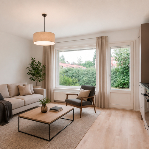 Rivitalo, Alvajärventie 2, Palokka, Heikkilä, mh+oh/k+kph+varasto, 38 m², 87 000 €