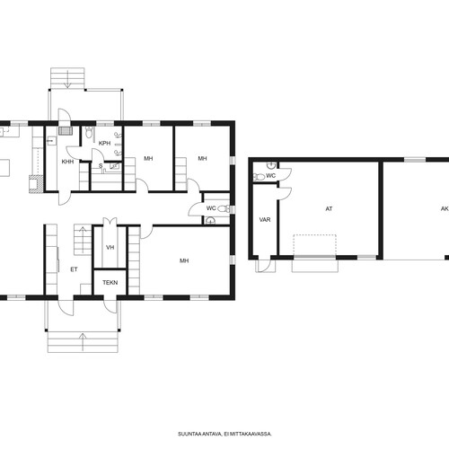 Suuntaa antava pohjakuva