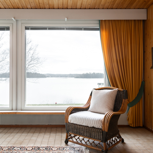 Maisemaa takkahuoneesta