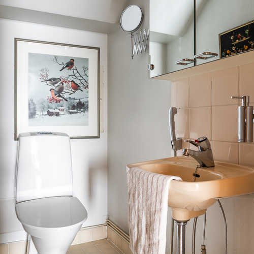 Pesuhuoneen yhteydessä oleva wc