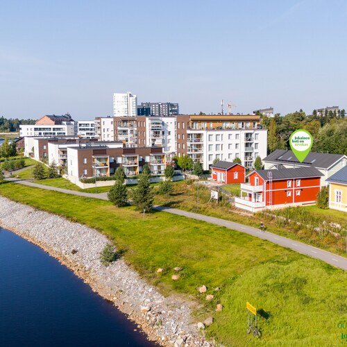 Rivitalo, Höyrymyllyntie 36, Oulu, Toppilansalmi, 1 h, k, aula, huonetila, ph, terassi, 57,50 m², 1 600 €/kk