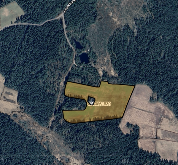 määräala, Puuorkonpolku, Kalanti