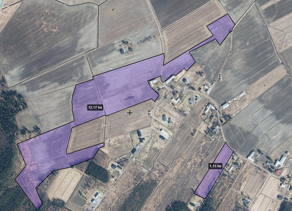 peltoalue, Kopparbyvägen, MALAX