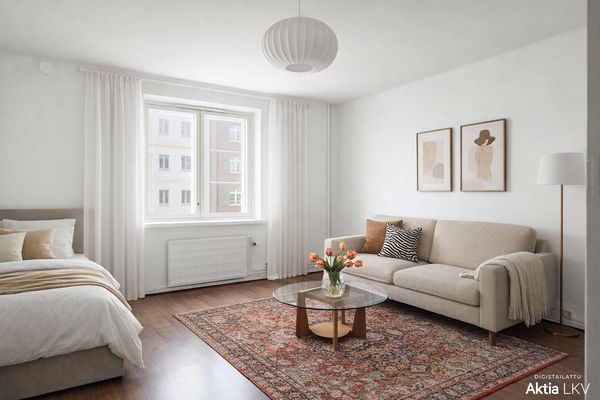 Huone digistailattuna