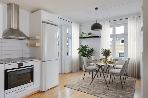 Tämä on virtuaalisesti sisustettu valokuva.