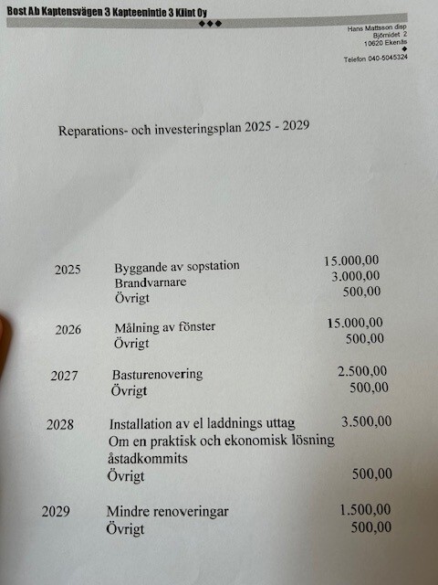 5 vuoden suunitelma