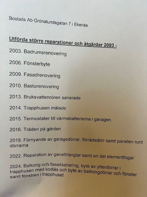 Tehdyt korjaukset