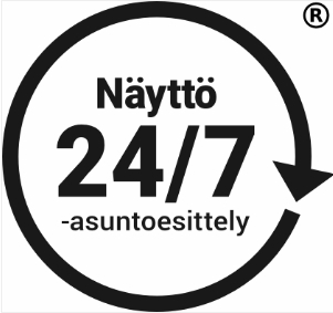 Katso kohteen 3D-virtuaaliesittely ilmoituksen linkistä