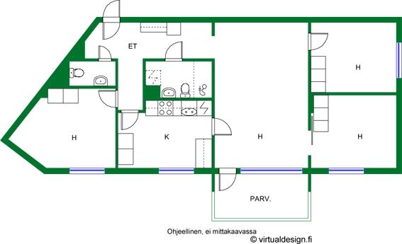 pohjakuva, bottenplan