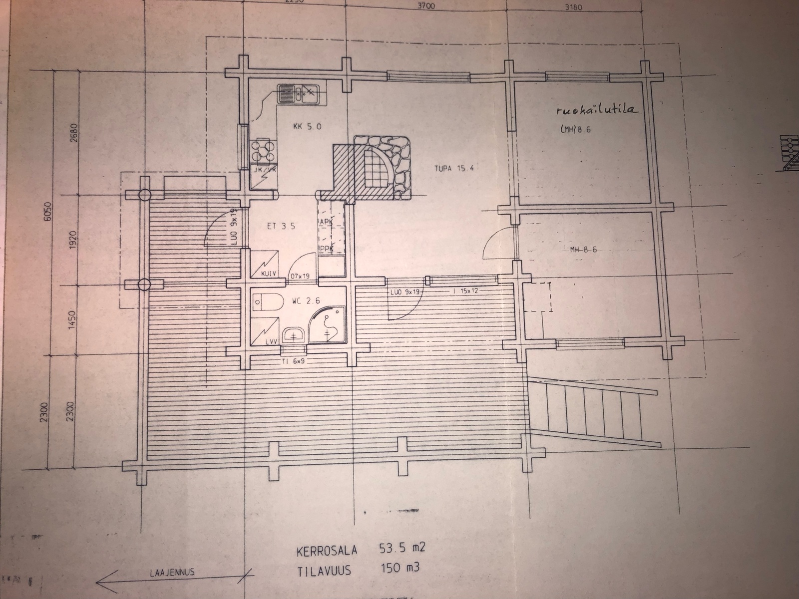 Pohjakuva, kelomökki
