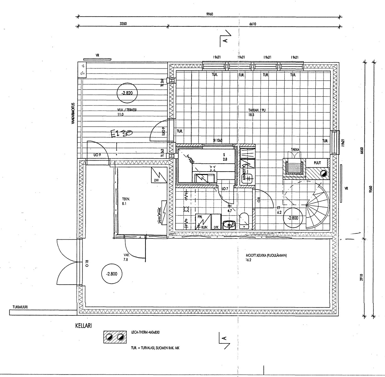 Pohjakuva kellarikerros