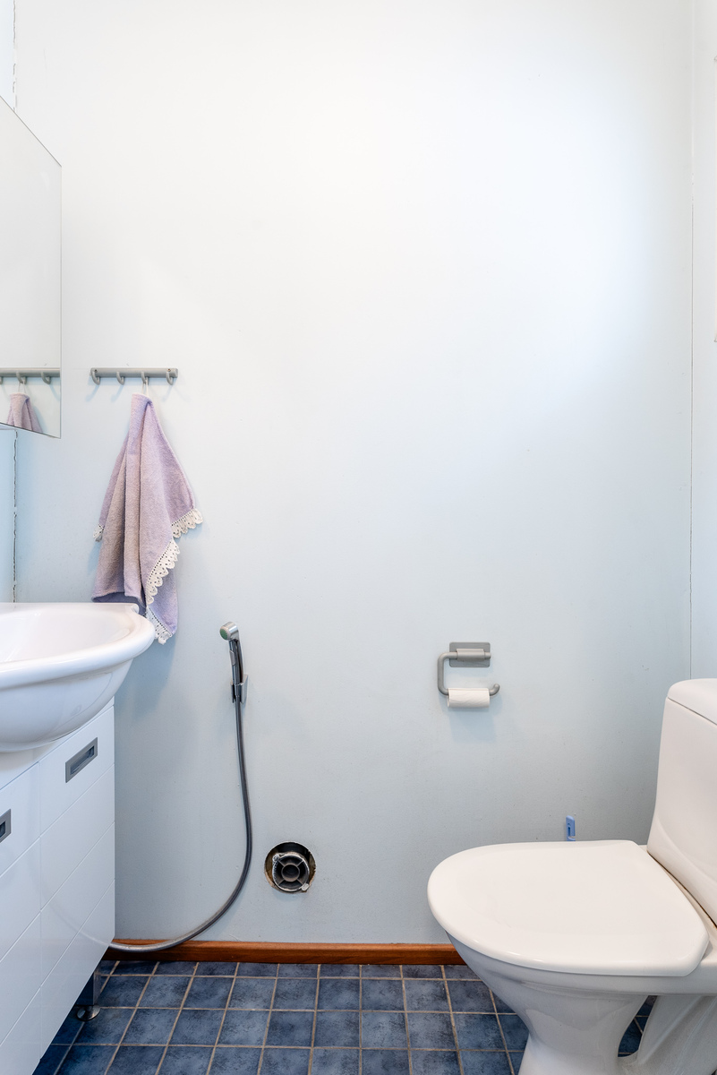 Kylpyhuoneen yhteydessä oleva wc